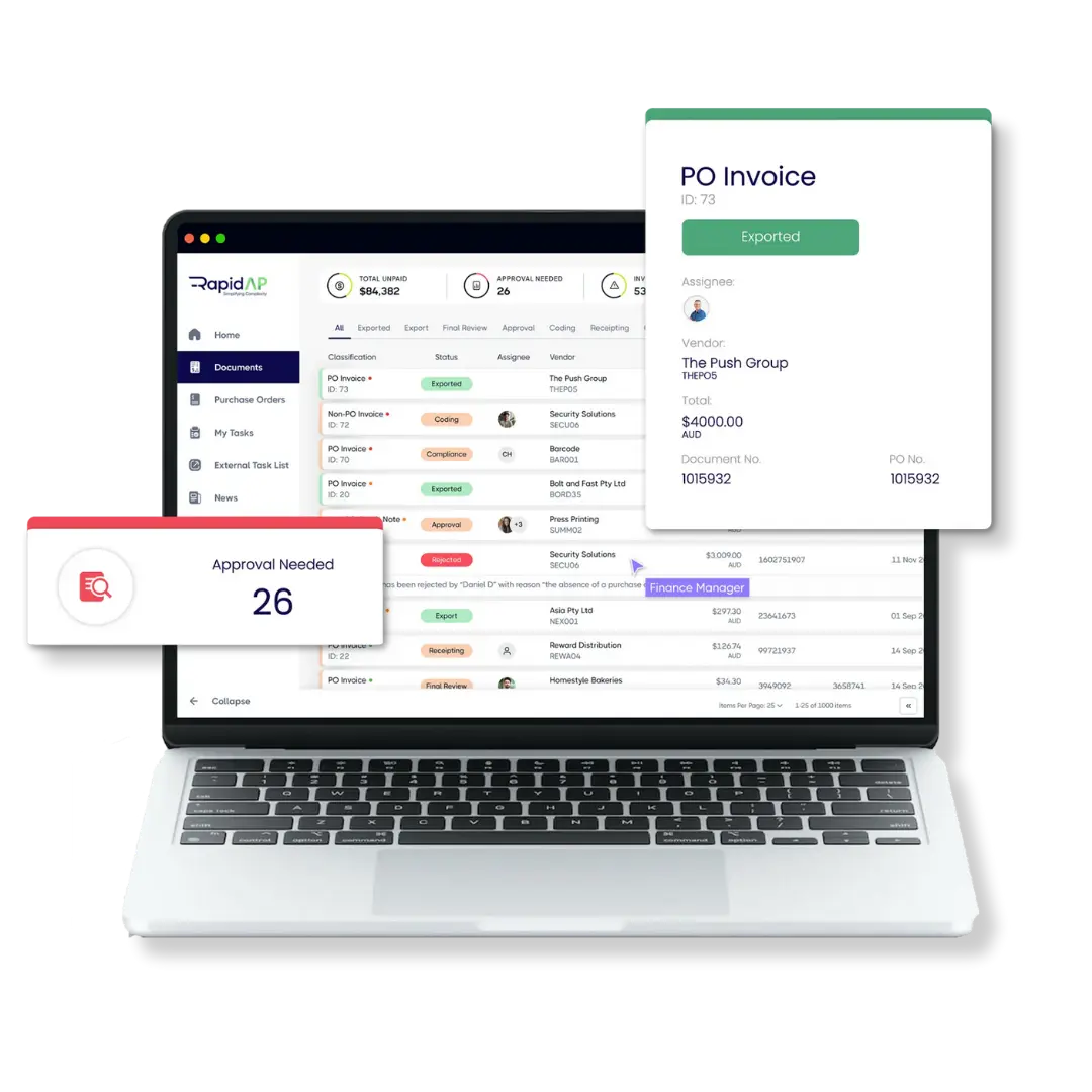 Workflow RapidAP mobile
